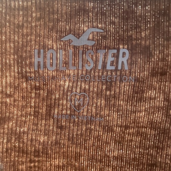 Brown Hollister top - Picture 3 of 4
